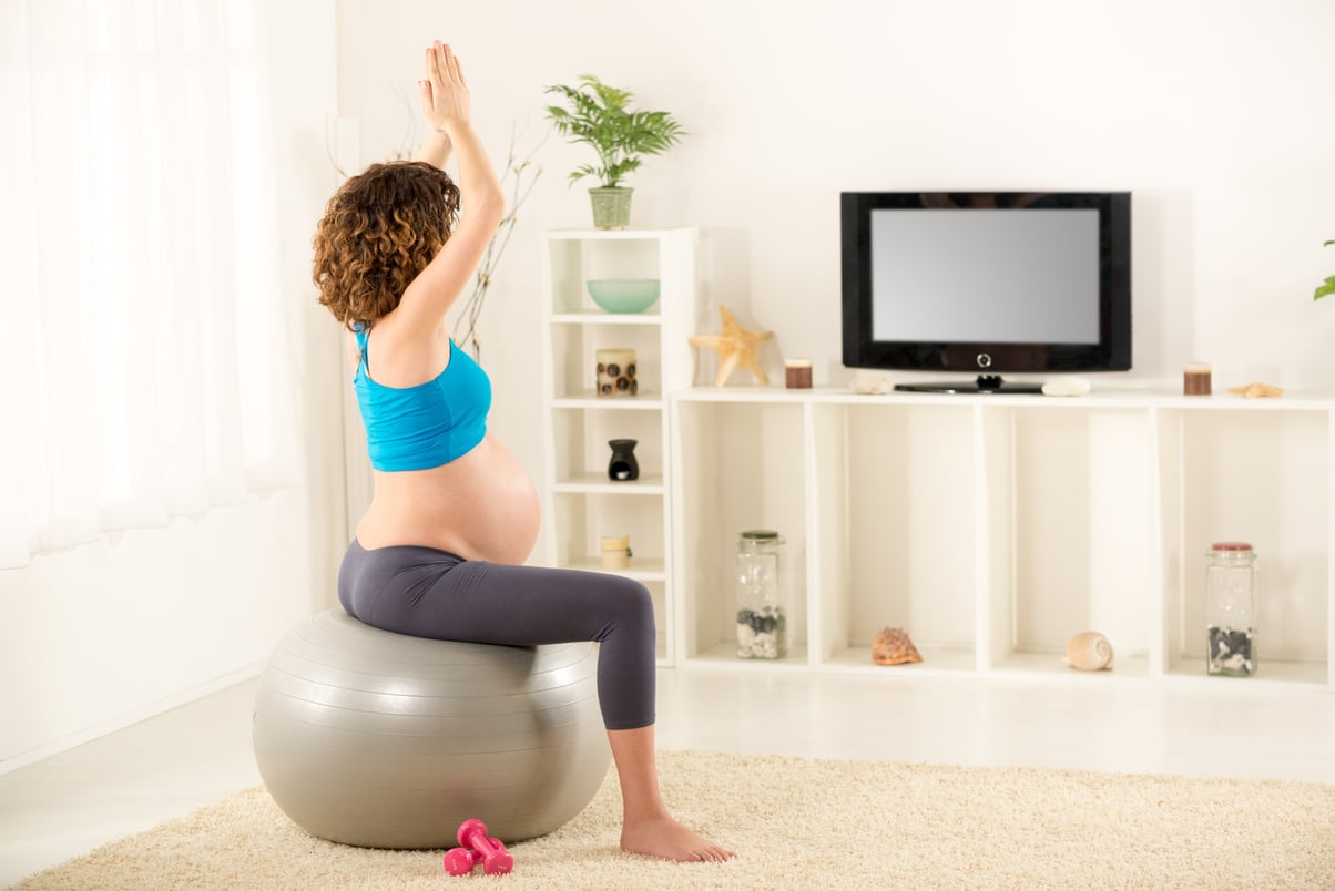 Pregnant Woman Exercise